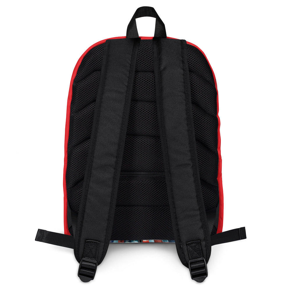 Blessed Teacher Red Backpack (Back View)