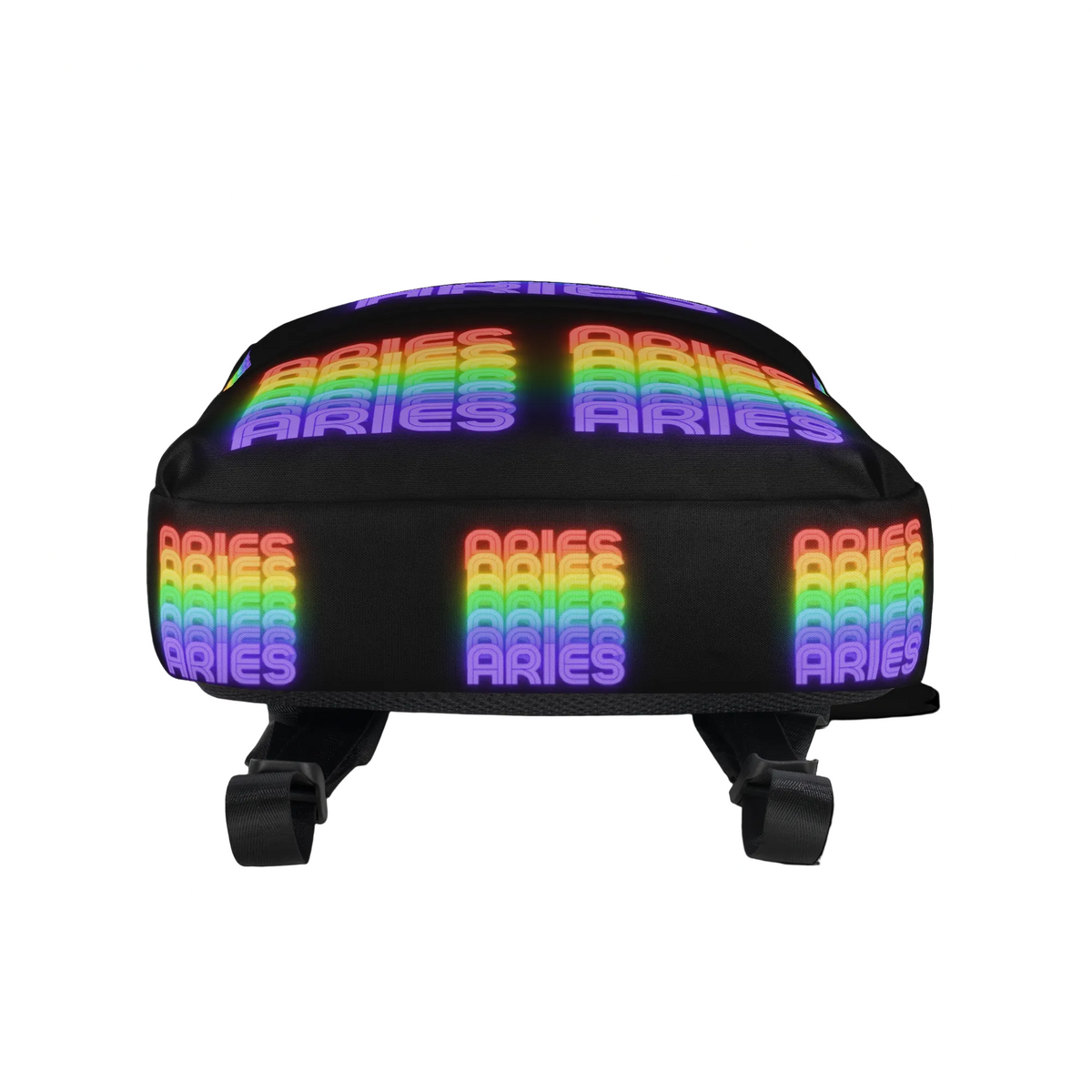 Aries_Rainbow_-_Black_Backpack-Bottom