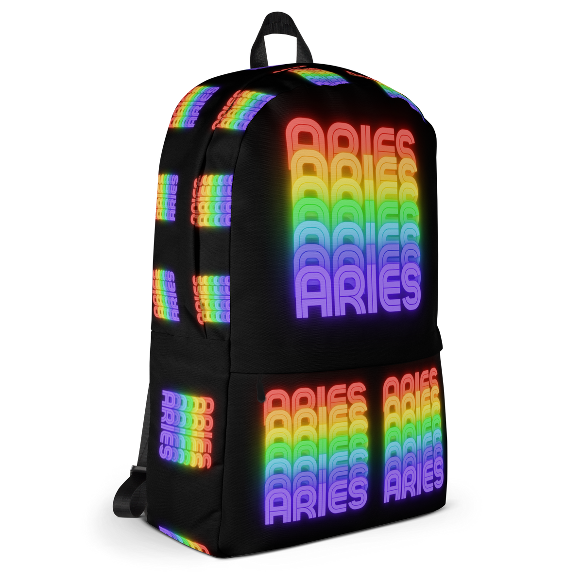 Aries_Rainbow_-_Black_Backpack-Side_View