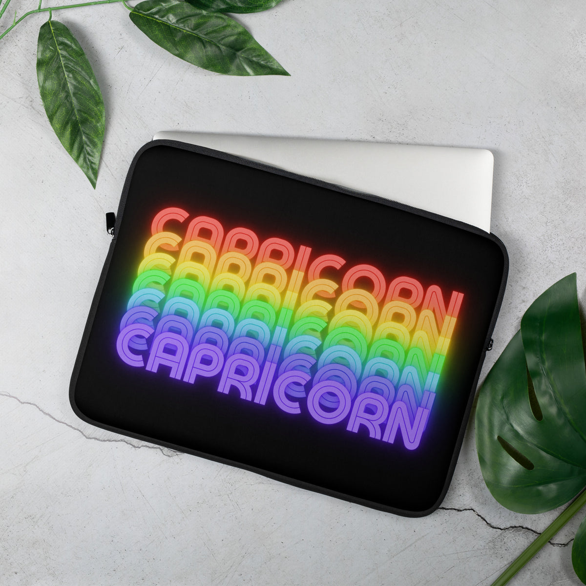 Capricorn Rainbow Laptop-Sleeve-15"