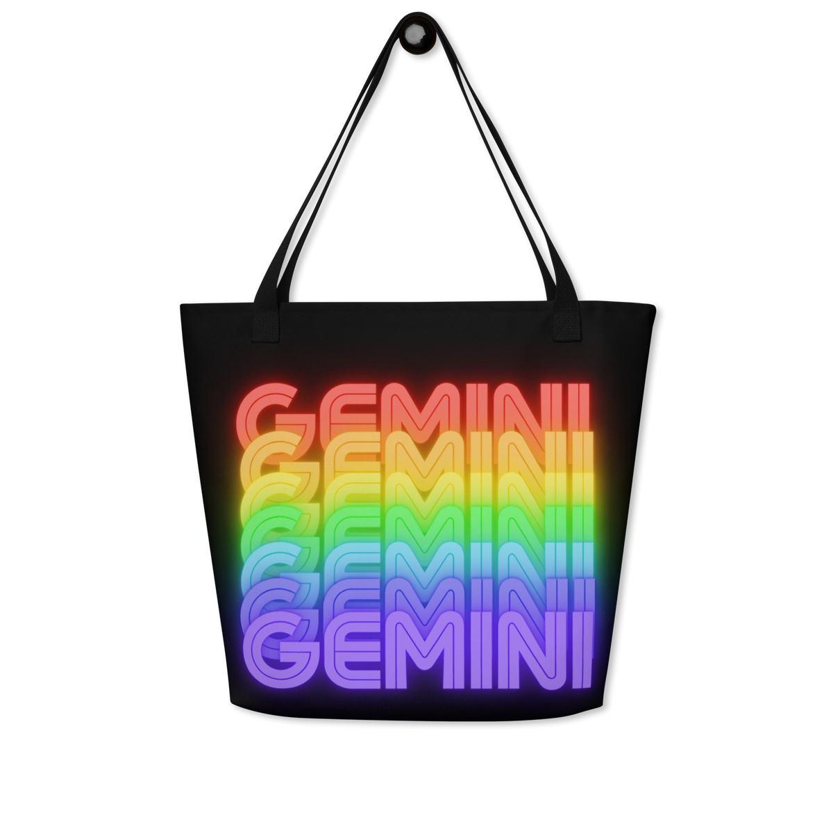 GeminiRainbow-BlackLargeToteBag_BackView