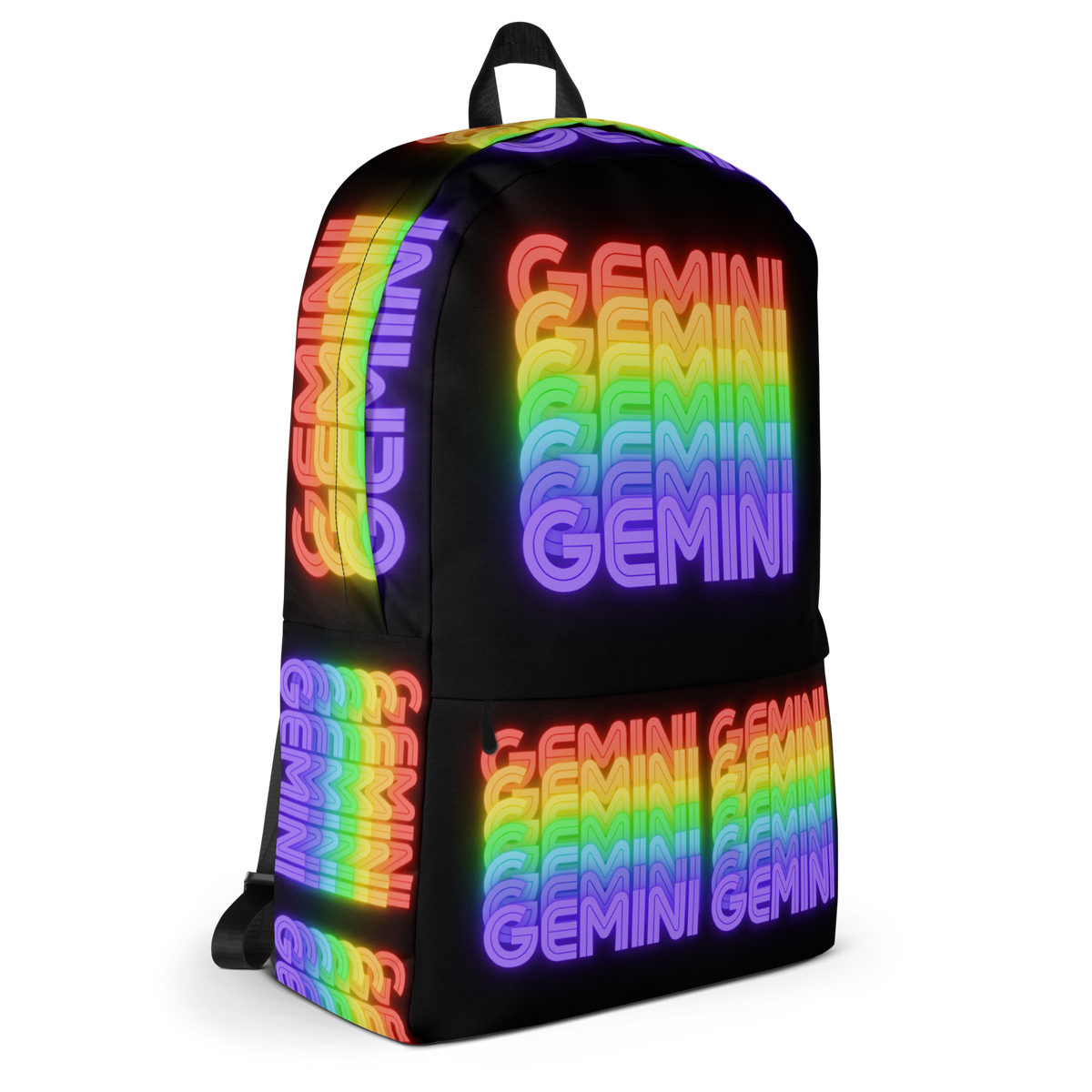 Gemini_Rainbow_-_Black_Backpack_Side_View