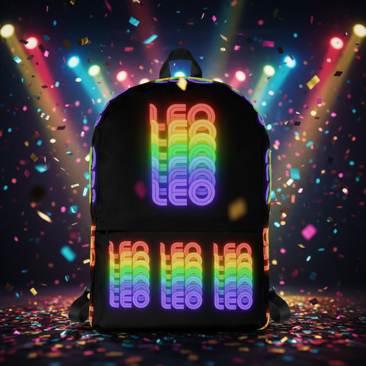 Leo_Rainbow_-_Black_Backpack