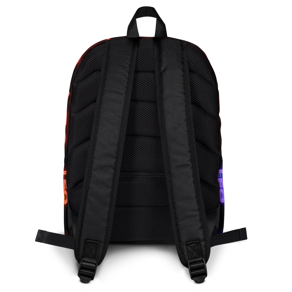 Leo_Rainbow_-_Black_Backpack_Back_View