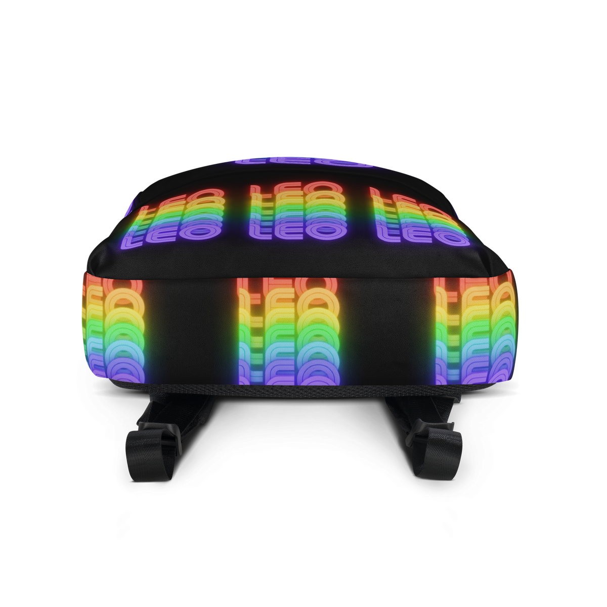 Leo_Rainbow_-_Black_Backpack_Bottom_View