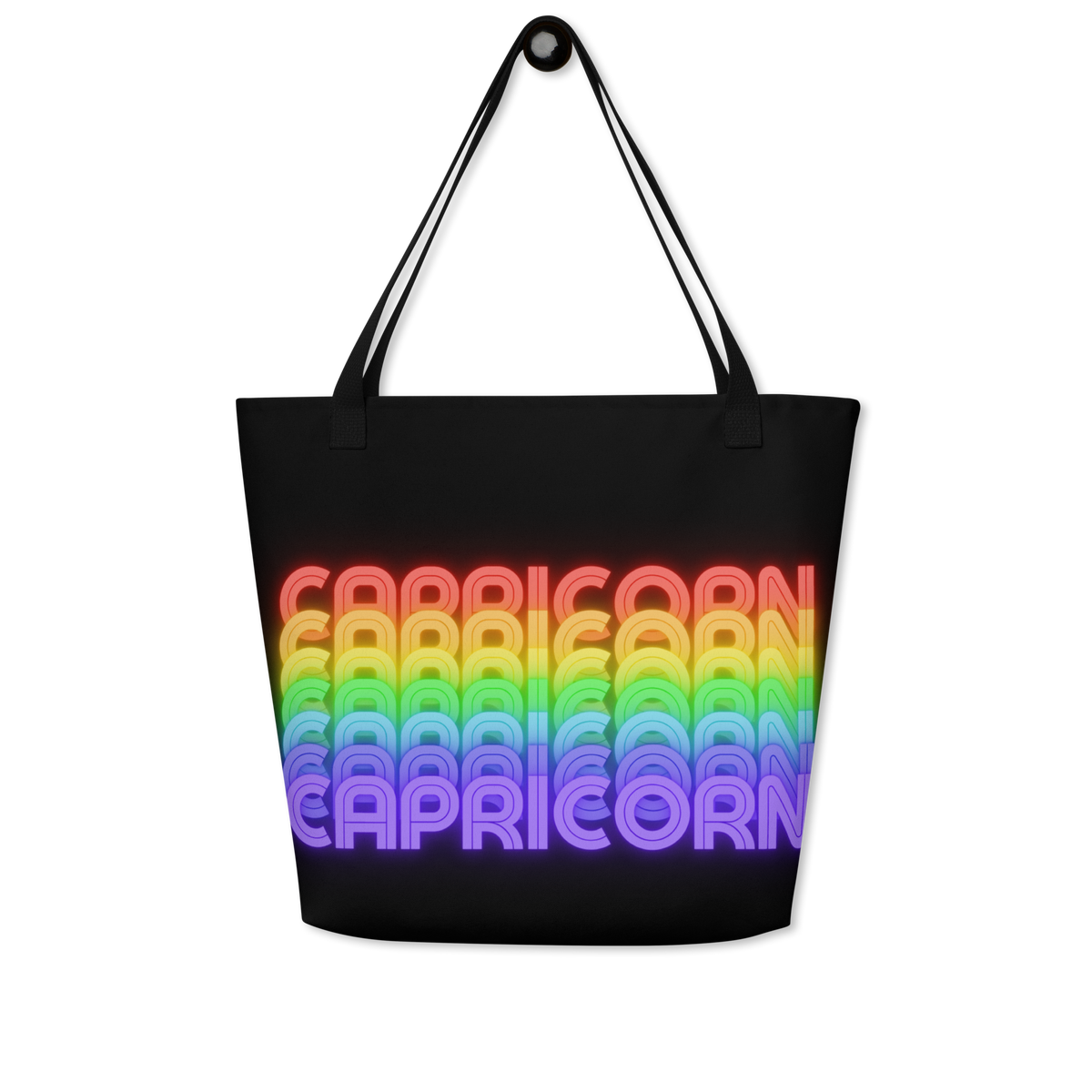 RainbowCapricorn-BlackLargToteBack_BackView