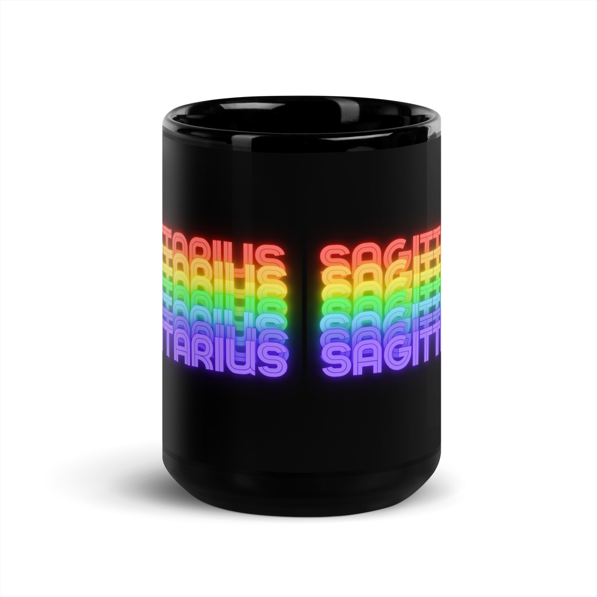 Sagittarius_Rainbow_-_Black_Glossy_Mug_Black_15_oz._Side_View