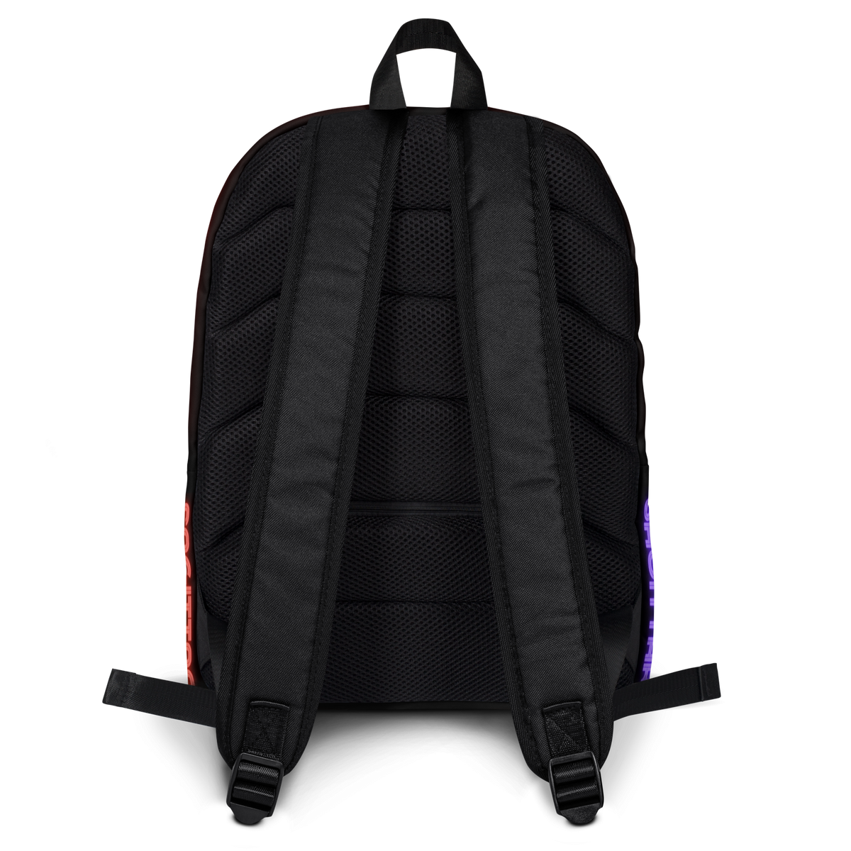 Sagittarius_Rainbow_Black_Backpack_Back_View
