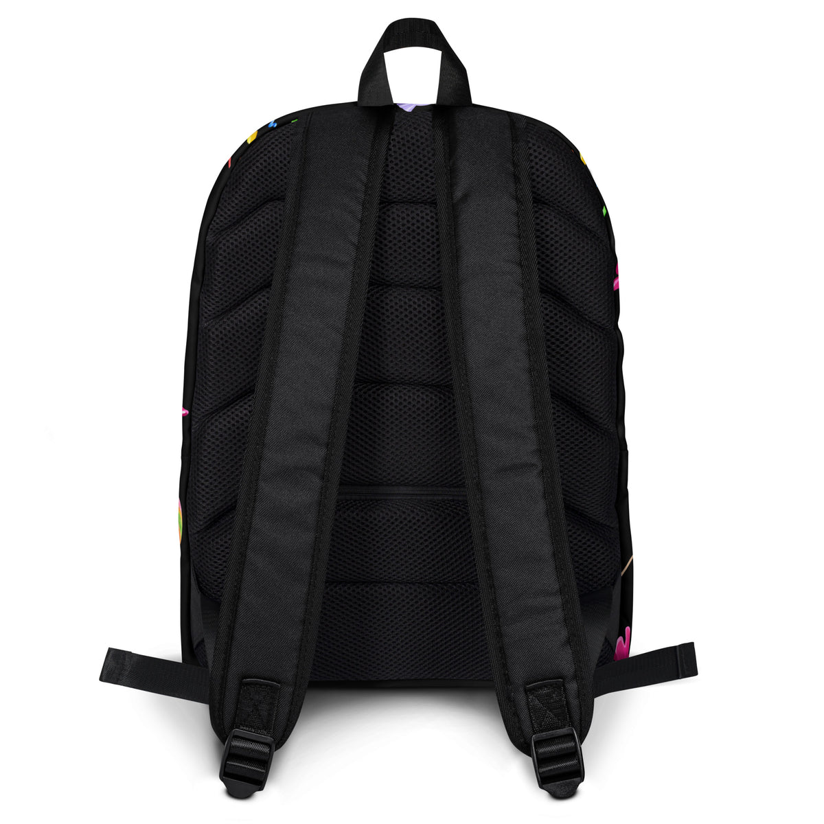 Sweet Tooth Black Backpack (Back View)