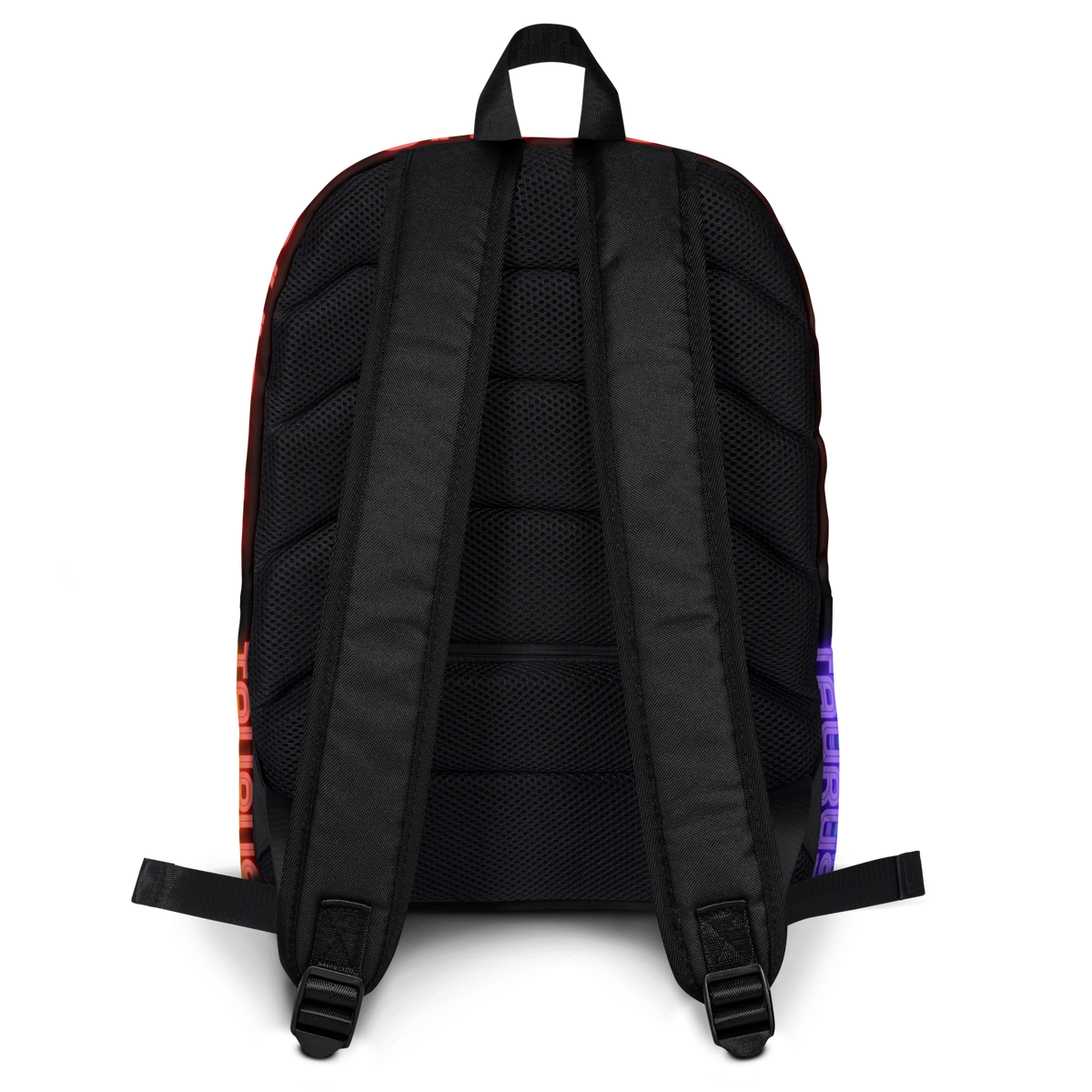 Taurus_Rainbow_-_Black_Backpack_Back_View