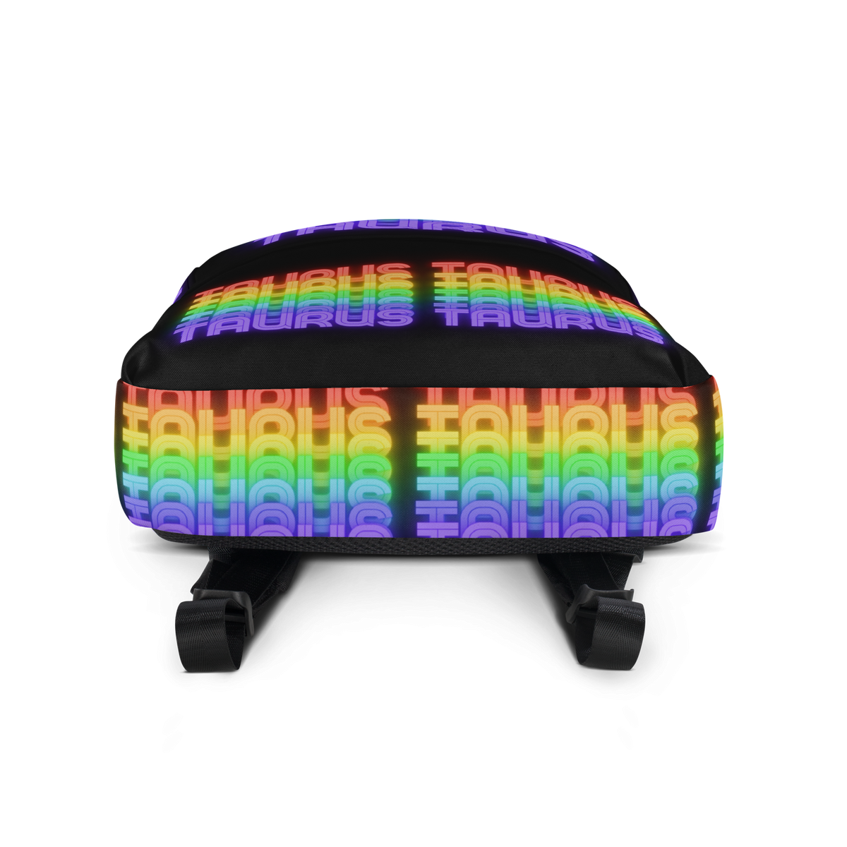 Taurus_Rainbow_-_Black_Backpack_Bottom_View